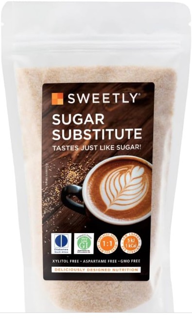 SWEETLY Sugar Substitute 400g - Stevia, Erythritol, Keto, Xylitol Free | Natural Granulated Sweetener, Perfect Alternative Sugar Substitute